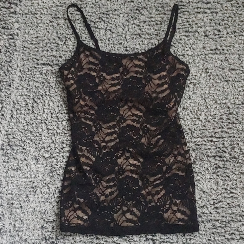 Express Black Lace Cami